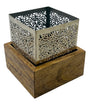 AKDC Square Wooden and Metal Incense Burner 14cm*14cm, Silver, BD32109L - Al Kabayel Discount CentreAKDC Square Wooden and Metal Incense Burner 14cm*14cm, Silver, BD32109LHome Décor AccentsAKDCAl Kabayel Discount Centre