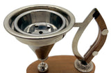 AKDC SS Incense Burner with Wooden Base 13cm*11cm*8.5cm, Silver, N - 02103 - Al Kabayel Discount CentreAKDC SS Incense Burner with Wooden Base 13cm*11cm*8.5cm, Silver, N - 02103Home Décor AccentsAKDCAl Kabayel Discount Centre