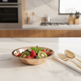 AKDC Stainless Steel Bowl Plate 16cm — Mirror Rose Gold Finish - Al Kabayel Discount CentreAKDC Stainless Steel Bowl Plate 16cm — Mirror Rose Gold FinishPlatesAKDCAl Kabayel Discount Centre