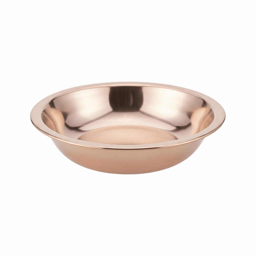 AKDC Stainless Steel Bowl Plate 16cm — Mirror Rose Gold Finish - Al Kabayel Discount CentreAKDC Stainless Steel Bowl Plate 16cm — Mirror Rose Gold FinishPlatesAKDCAl Kabayel Discount Centre