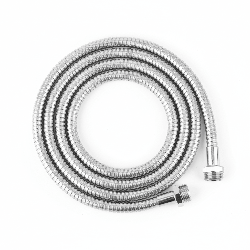 AKDC Stainless Steel Chrome 2M Shattaf Hose – Heavy - Duty Flexible Bathroom Hose - Al Kabayel Discount CentreAKDC Stainless Steel Chrome 2M Shattaf Hose – Heavy - Duty Flexible Bathroom HoseKitchen & Bath FixturesAKDCAl Kabayel Discount Centre