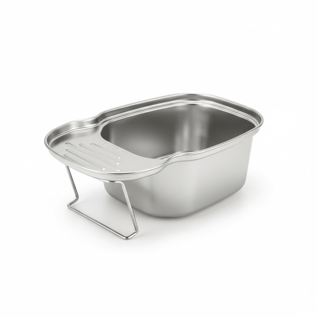 AKDC Stainless Steel Chrome Finish Strainer (22×13×7 cm) - Al Kabayel Discount CentreAKDC Stainless Steel Chrome Finish Strainer (22×13×7 cm)Kitchen Utensils & GadgetsAKDCAl Kabayel Discount Centre