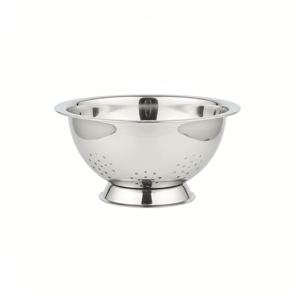 AKDC Stainless Steel Colander – 23 cm - Al Kabayel Discount CentreAKDC Stainless Steel Colander – 23 cmKitchen Utensils & GadgetsAKDCAl Kabayel Discount Centre