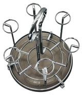 AKDC Stainless Steel Cup Holder Rack 25cm*18cm - Al Kabayel Discount CentreAKDC Stainless Steel Cup Holder Rack 25cm*18cmOrganizers & AccessoriesAKDCAl Kabayel Discount Centre