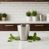 AKDC Stainless Steel Hammered Double Wall Glass - 250ml - Al Kabayel Discount CentreAKDC Stainless Steel Hammered Double Wall Glass - 250mlTumblersAKDCAl Kabayel Discount Centre