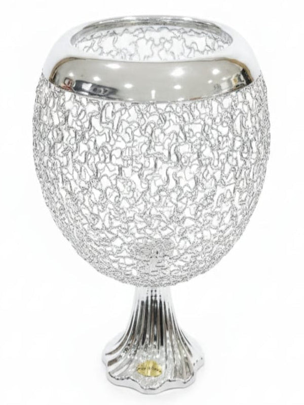 AKDC Stainless Steel Mesh Fruit Basket with Base – Silver Finish, 22 cm Fruit Holder - Al Kabayel Discount CentreAKDC Stainless Steel Mesh Fruit Basket with Base – Silver Finish, 22 cm Fruit HolderOrganizers & AccessoriesAKDCAl Kabayel Discount Centre