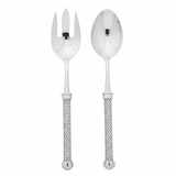 AKDC Stainless Steel silver Diamond Handle Salad Serving Set Stylish Serving Utensils for Salads and Buffets – 28 cm - Al Kabayel Discount CentreAKDC Stainless Steel silver Diamond Handle Salad Serving Set Stylish Serving Utensils for Salads and Buffets – 28 cmKnife & Knife SetsAKDCAl Kabayel Discount Centre