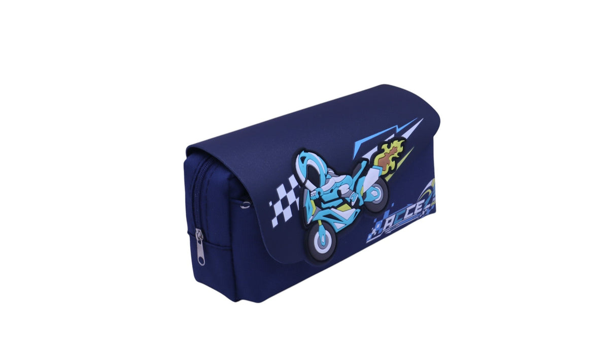AKDC Stationary Pouch Bike Design Blue Fusion - Al Kabayel Discount CentreAKDC Stationary Pouch Bike Design Blue FusionPencil CasesAKDCAl Kabayel Discount Centre