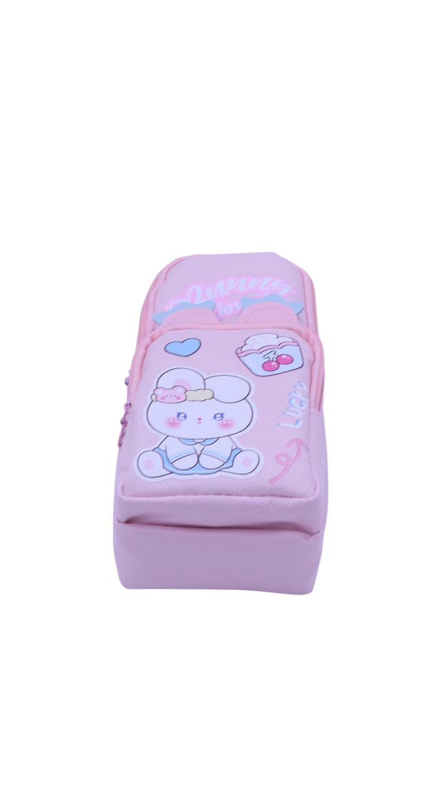 AKDC Stationary Pouch Bunny Love Pink - Al Kabayel Discount CentreAKDC Stationary Pouch Bunny Love PinkPencil CasesAKDCAl Kabayel Discount Centre