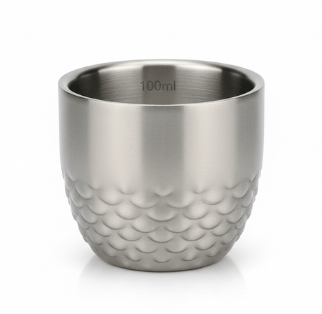 AKDC Steel Double Wall Cup - 100ml - Silver - Al Kabayel Discount CentreAKDC Steel Double Wall Cup - 100ml - SilverTea CupsAKDCAl Kabayel Discount Centre