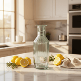 AKDC Striped Eco Glass Bottle – Stylish Water Bottle for Home, Office & Dining – 1.1 L - Al Kabayel Discount CentreAKDC Striped Eco Glass Bottle – Stylish Water Bottle for Home, Office & Dining – 1.1 LTumblersAKDCAl Kabayel Discount Centre