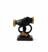 AKDC Stylish Ceramic Hand Sculpture Décor – Black with Gold Accent Modern Art Figurine 9 cm - Al Kabayel Discount CentreAKDC Stylish Ceramic Hand Sculpture Décor – Black with Gold Accent Modern Art Figurine 9 cmHome Décor AccentsAKDCAl Kabayel Discount Centre