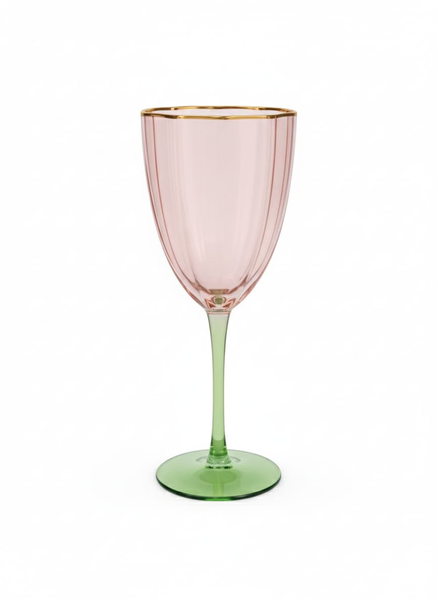 AKDC Stylish Cocktail Glass 300ml with Elegant Dual Tone Green and Pink Transparent Color Design for Parties and Home Bar - Al Kabayel Discount CentreAKDC Stylish Cocktail Glass 300ml with Elegant Dual Tone Green and Pink Transparent Color Design for Parties and Home BarCocktail GlassesAKDCAl Kabayel Discount Centre