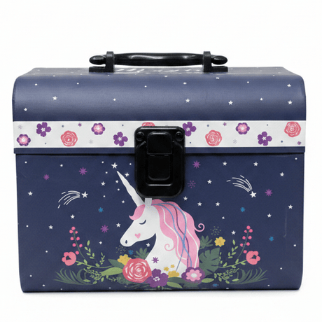 AKDC Stylish Navy Blue Unicorn Printed Cardboard Gift Box with Carry Handle for Party Return Gifts, Treat Boxes & Event Packaging – 18×14 cm - Al Kabayel Discount CentreAKDC Stylish Navy Blue Unicorn Printed Cardboard Gift Box with Carry Handle for Party Return Gifts, Treat Boxes & Event Packaging – 18×14 cmPacking & Wrapping SuppliesAKDCAl Kabayel Discount Centre
