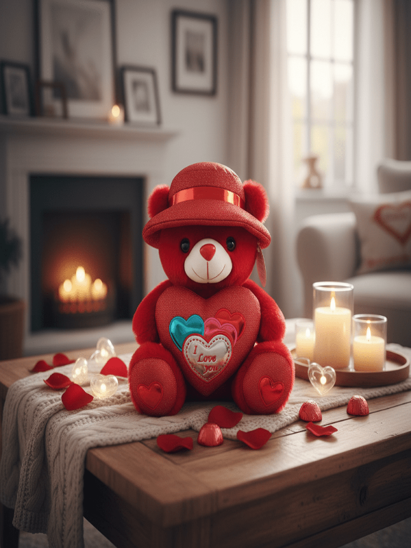 AKDC Stylish Red Teddy Bear (25 cm) with Cute Hat - Al Kabayel Discount CentreAKDC Stylish Red Teddy Bear (25 cm) with Cute HatToysAKDCAl Kabayel Discount Centre
