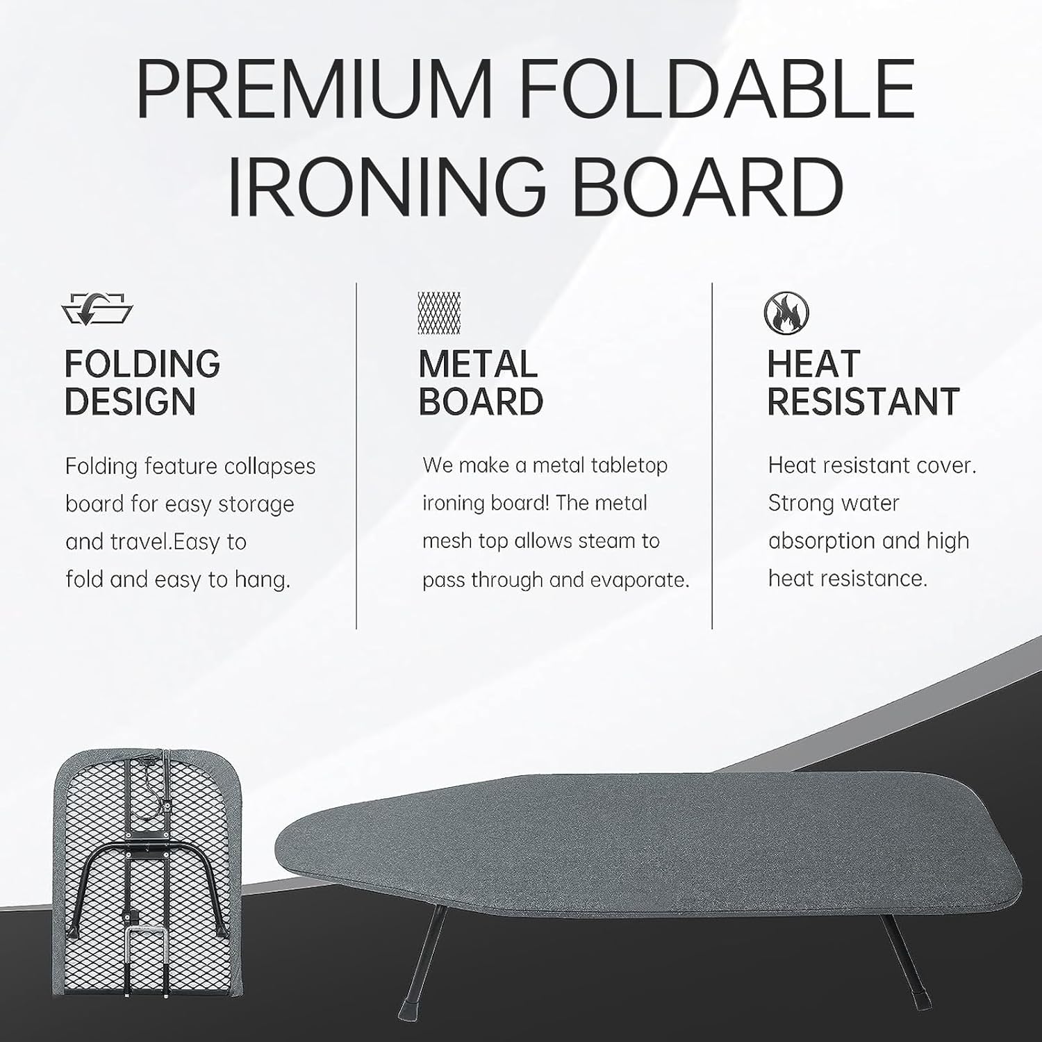 AKDC Tabletop Ironing Board 24x10 Inch – Portable Mini Ironing Solution Assorted Color - Al Kabayel Discount CentreAKDC Tabletop Ironing Board 24x10 Inch – Portable Mini Ironing Solution Assorted ColorIroning BoardAKDCAl Kabayel Discount Centre