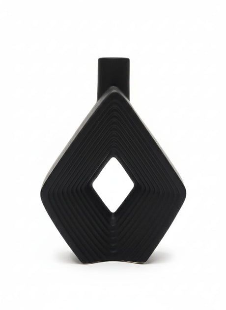 AKDC Tall Black Ceramic Display Vase – 17×25 cm - Al Kabayel Discount CentreAKDC Tall Black Ceramic Display Vase – 17×25 cmFlower/Plant PotsAKDCAl Kabayel Discount Centre