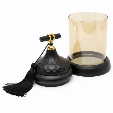 AKDC Tall Glass Kitchen Storage Canister with Matte Black Metal Cover – Contemporary Airtight Style Jar for Pasta, Rice, Lentils and Cereals, Premium Home Organization, Size 25 × 13 cm - Al Kabayel Discount CentreAKDC Tall Glass Kitchen Storage Canister with Matte Black Metal Cover – Contemporary Airtight Style Jar for Pasta, Rice, Lentils and Cereals, Premium Home Organization, Size 25 × 13 cmJars & Food SaversAKDCAl Kabayel Discount Centre