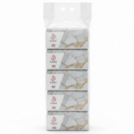 AKDC Tissue Paper – 5 x 600 Sheets (Pack of 5)-Tissue / napkins