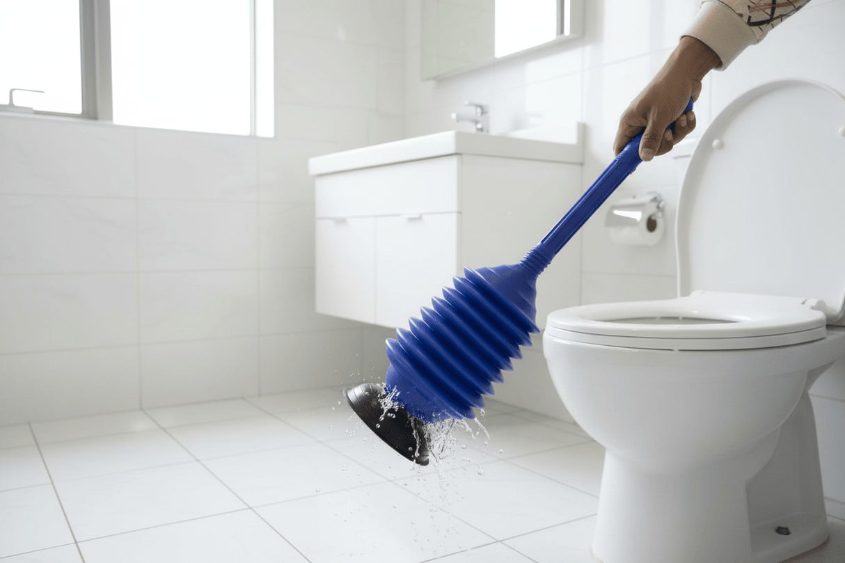 AKDC Toilet Plunger 53cm*12.5cm, Blue - Al Kabayel Discount CentreAKDC Toilet Plunger 53cm*12.5cm, BlueCleaning SuppliesAKDCAl Kabayel Discount Centre