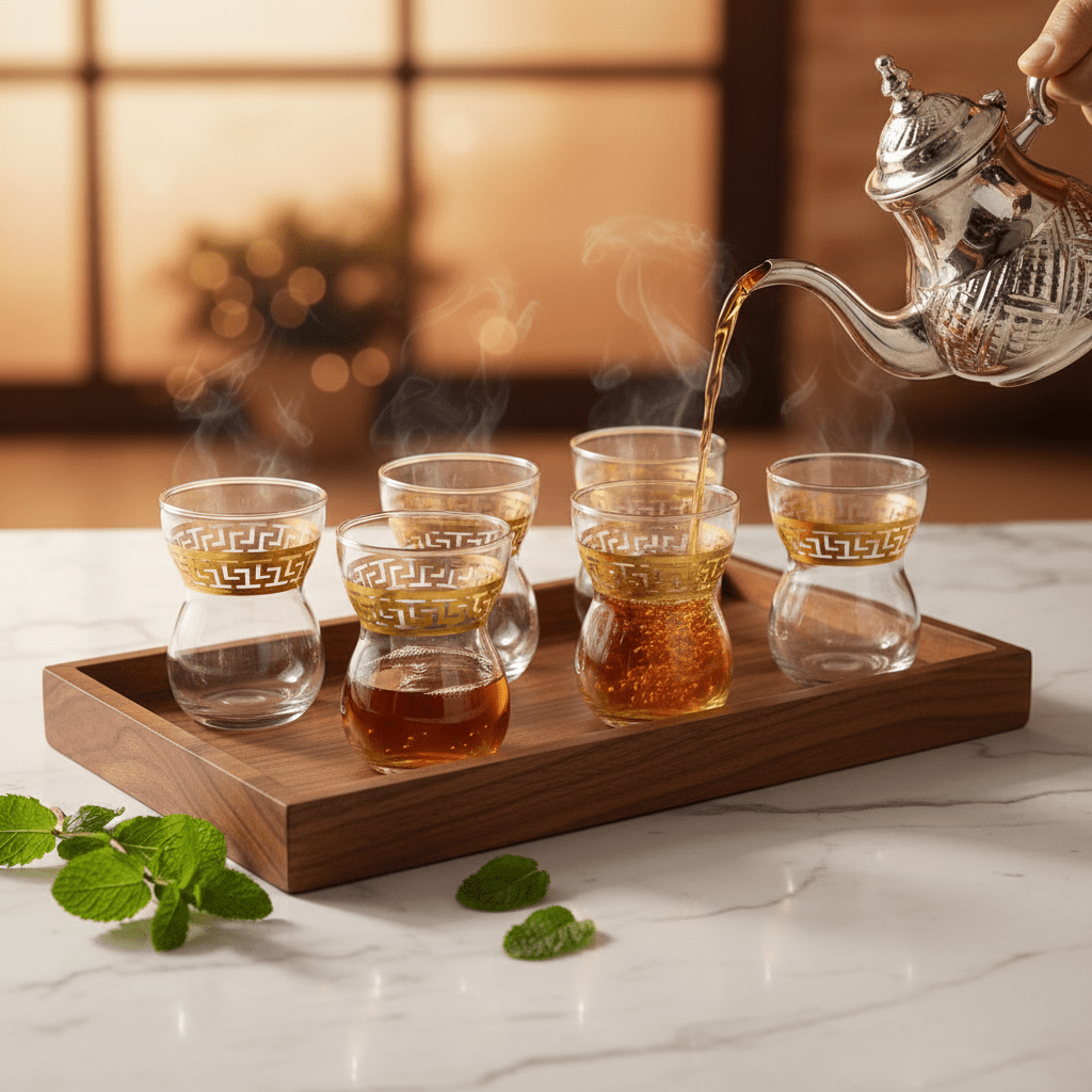 AKDC Traditional Istekan Inspired Tea Glass Set of Six Pieces with 150 ml - Al Kabayel Discount CentreAKDC Traditional Istekan Inspired Tea Glass Set of Six Pieces with 150 mlTumblersAKDCAl Kabayel Discount Centre