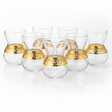 AKDC Traditional Istekan Inspired Tea Glass Set of Six Pieces with 150 ml - Al Kabayel Discount CentreAKDC Traditional Istekan Inspired Tea Glass Set of Six Pieces with 150 mlTumblersAKDCAl Kabayel Discount Centre