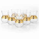 AKDC Traditional Istekan Inspired Tea Glass Set of Six Pieces with 150 ml - Al Kabayel Discount CentreAKDC Traditional Istekan Inspired Tea Glass Set of Six Pieces with 150 mlTumblersAKDCAl Kabayel Discount Centre