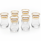 AKDC Traditional Istekan Style Mini Glass Mug Set of Six Pieces with 100 ml - Al Kabayel Discount CentreAKDC Traditional Istekan Style Mini Glass Mug Set of Six Pieces with 100 mlTumblersAKDCAl Kabayel Discount Centre