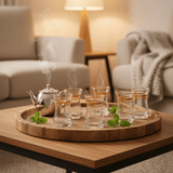 AKDC Traditional Istekan Style Mini Glass Mug Set of Six Pieces with 100 ml - Al Kabayel Discount CentreAKDC Traditional Istekan Style Mini Glass Mug Set of Six Pieces with 100 mlTumblersAKDCAl Kabayel Discount Centre