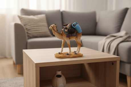 AKDC Traditional Polyresin Camel Figurine – Cultural Artistic Decorative Showpiece for Home & Office, Assorted Colors, 20 cm - Al Kabayel Discount CentreAKDC Traditional Polyresin Camel Figurine – Cultural Artistic Decorative Showpiece for Home & Office, Assorted Colors, 20 cmHome Décor AccentsAKDCAl Kabayel Discount Centre