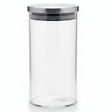 AKDC Transparent Acrylic Storage Canister with Silver Lid for Modern Kitchen Storage 20 × 10 cm - Al Kabayel Discount CentreAKDC Transparent Acrylic Storage Canister with Silver Lid for Modern Kitchen Storage 20 × 10 cmJars & Food SaversAKDCAl Kabayel Discount Centre