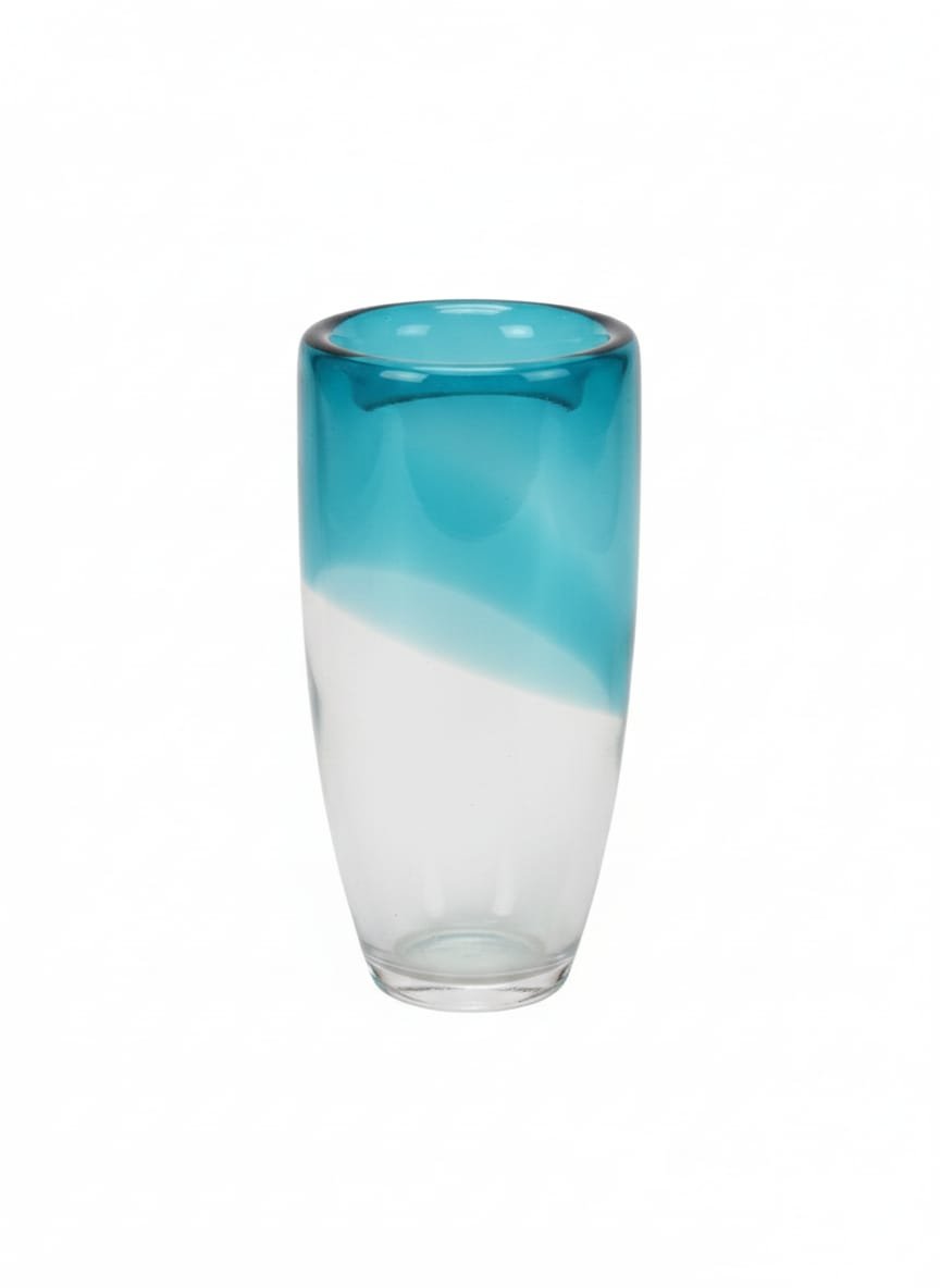 AKDC Transparent Glass Vase with Elegant Blue Tint – 24×12 cm - Al Kabayel Discount CentreAKDC Transparent Glass Vase with Elegant Blue Tint – 24×12 cmFlower/Plant PotsAKDCAl Kabayel Discount Centre