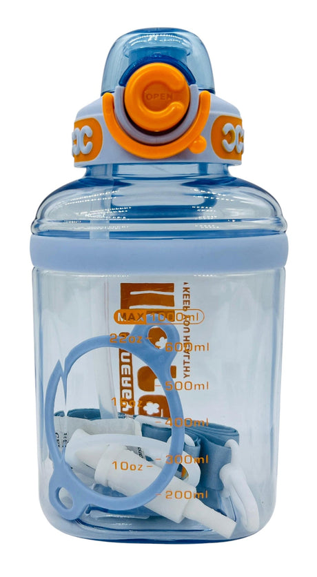 AKDC Transparent Plastic Water Bottle 1000ml, Lavender - Al Kabayel Discount CentreAKDC Transparent Plastic Water Bottle 1000ml, LavenderWater BottlesAKDCAl Kabayel Discount Centre