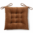 AKDC Tufted Velvet Cinnamon Brown Square Chair Pad with Ties Soft Supportive Cushion for Dining Chairs and Office Use 40 cm - Al Kabayel Discount CentreAKDC Tufted Velvet Cinnamon Brown Square Chair Pad with Ties Soft Supportive Cushion for Dining Chairs and Office Use 40 cmFloor Pillows & CushionsAKDCAl Kabayel Discount Centre