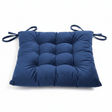 AKDC Tufted Velvet Navy Blue Square Seat Cushion with Ties Elegant Comfortable Chair Pad for Dining and Living Room 40 cm - Al Kabayel Discount CentreAKDC Tufted Velvet Navy Blue Square Seat Cushion with Ties Elegant Comfortable Chair Pad for Dining and Living Room 40 cmFloor Pillows & CushionsAKDCAl Kabayel Discount Centre