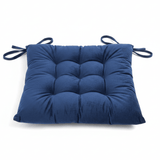 AKDC Tufted Velvet Navy Blue Square Seat Cushion with Ties Elegant Comfortable Chair Pad for Dining and Living Room 40 cm - Al Kabayel Discount CentreAKDC Tufted Velvet Navy Blue Square Seat Cushion with Ties Elegant Comfortable Chair Pad for Dining and Living Room 40 cmFloor Pillows & CushionsAKDCAl Kabayel Discount Centre