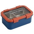 AKDC Two Compartment Lunch Box with Cutlery 850ml, SUS304 Stainless Steel Interior, Navy Blue/BloodOrange - Al Kabayel Discount CentreAKDC Two Compartment Lunch Box with Cutlery 850ml, SUS304 Stainless Steel Interior, Navy Blue/BloodOrangeFood ContainersAKDCAl Kabayel Discount Centre