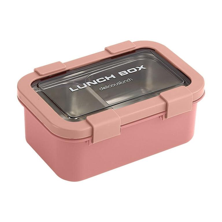 AKDC Two Compartment Lunch Box with Cutlery 850ml, SUS304 Stainless Steel Interior, Pink - Al Kabayel Discount CentreAKDC Two Compartment Lunch Box with Cutlery 850ml, SUS304 Stainless Steel Interior, PinkFood ContainersAKDCAl Kabayel Discount Centre