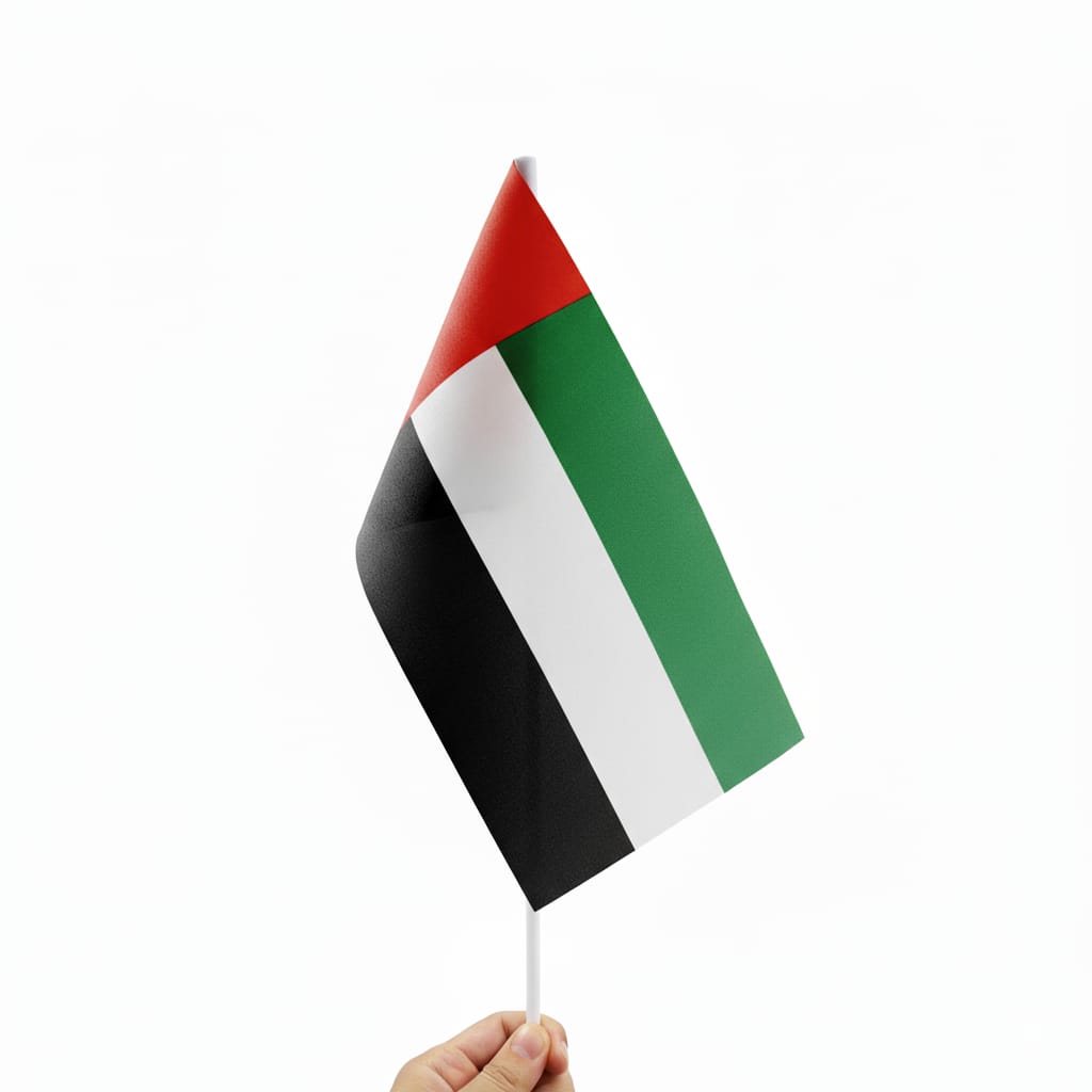 AKDC UAE Flag Set – 60CM Hand Flags, Pack of 12 for National Day Parades & Events - Al Kabayel Discount CentreAKDC UAE Flag Set – 60CM Hand Flags, Pack of 12 for National Day Parades & EventsHome Décor AccentsAKDCAl Kabayel Discount Centre