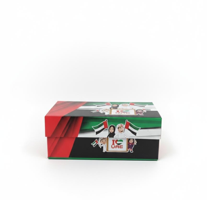 AKDC UAE Gift Box – Small Size 16×6CM, Ideal for National Day Gifting & Souvenir Packaging - Al Kabayel Discount CentreAKDC UAE Gift Box – Small Size 16×6CM, Ideal for National Day Gifting & Souvenir PackagingHome Décor AccentsAKDCAl Kabayel Discount Centre