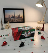 AKDC UAE Gift Box – Small Size 16×6CM, Ideal for National Day Gifting & Souvenir Packaging - Al Kabayel Discount CentreAKDC UAE Gift Box – Small Size 16×6CM, Ideal for National Day Gifting & Souvenir PackagingHome Décor AccentsAKDCAl Kabayel Discount Centre