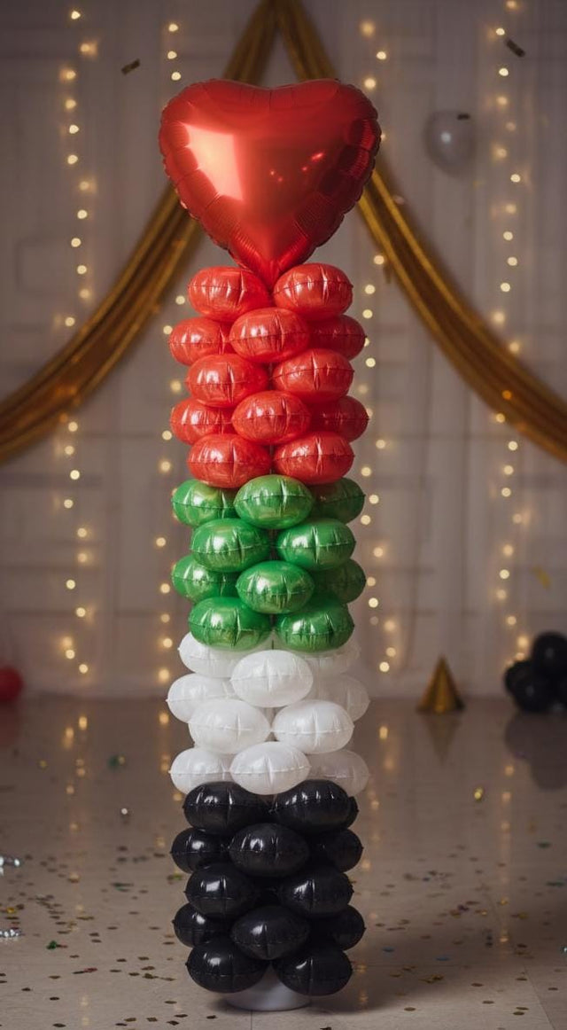 AKDC UAE Magic Balloon Quad Set – Festive Foil Balloons for UAE National Day Party & Decoration - Al Kabayel Discount CentreAKDC UAE Magic Balloon Quad Set – Festive Foil Balloons for UAE National Day Party & DecorationHome Décor AccentsAKDCAl Kabayel Discount Centre