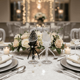 AKDC Wedding Bride & Groom Champagne Flute Glass Set of 2 – White & Black Design - Al Kabayel Discount CentreAKDC Wedding Bride & Groom Champagne Flute Glass Set of 2 – White & Black DesignWine GlassesAKDCAl Kabayel Discount Centre