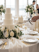 AKDC Wedding Cake Knife & Spatula Server Set – Stainless Steel, Black & White Handle - Al Kabayel Discount CentreAKDC Wedding Cake Knife & Spatula Server Set – Stainless Steel, Black & White HandleKnife & Knife SetsAKDCAl Kabayel Discount Centre