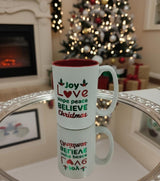 AKDC White Ceramic Christmas Mug 400 ml – Inspirational Joy, Love, Hope, Peace, Believe Holiday Text Design - Al Kabayel Discount CentreAKDC White Ceramic Christmas Mug 400 ml – Inspirational Joy, Love, Hope, Peace, Believe Holiday Text DesignMugsAKDCAl Kabayel Discount Centre