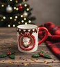 AKDC White Ceramic Christmas Mug 450 ml – 3D Santa Figurine Design with Red & Brown Accents - Al Kabayel Discount CentreAKDC White Ceramic Christmas Mug 450 ml – 3D Santa Figurine Design with Red & Brown AccentsMugsAKDCAl Kabayel Discount Centre