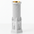 AKDC White Ceramic Decorative Incense Holder – Sophisticated Design for Relaxation and Home Ambiance – 21.5 cm - Al Kabayel Discount CentreAKDC White Ceramic Decorative Incense Holder – Sophisticated Design for Relaxation and Home Ambiance – 21.5 cmCeramic Incense BurnerAKDCAl Kabayel Discount Centre