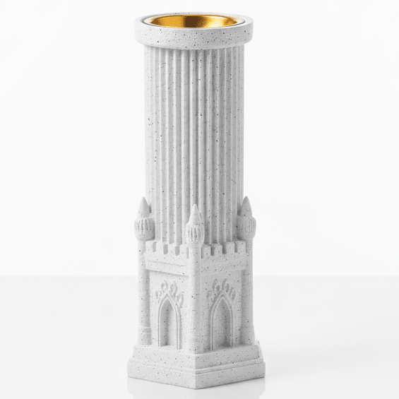 AKDC White Ceramic Decorative Incense Holder – Sophisticated Design for Relaxation and Home Ambiance – 21.5 cm - Al Kabayel Discount CentreAKDC White Ceramic Decorative Incense Holder – Sophisticated Design for Relaxation and Home Ambiance – 21.5 cmCeramic Incense BurnerAKDCAl Kabayel Discount Centre