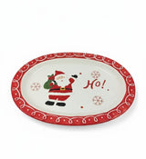 AKDC White Ceramic Oval Plate 27×20 cm – Santa Illustration Festive Dining Plate - Al Kabayel Discount CentreAKDC White Ceramic Oval Plate 27×20 cm – Santa Illustration Festive Dining PlatePlatesAKDCAl Kabayel Discount Centre