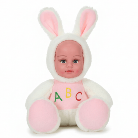 AKDC White Doll Soft Plush Toy 25cm Cute Stuffed Doll Toy Gift for Kids Girls Birthday Present - Al Kabayel Discount CentreAKDC White Doll Soft Plush Toy 25cm Cute Stuffed Doll Toy Gift for Kids Girls Birthday PresentToysAKDCAl Kabayel Discount Centre